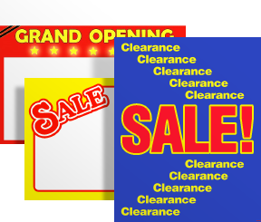 Retail Signs for Sale Events